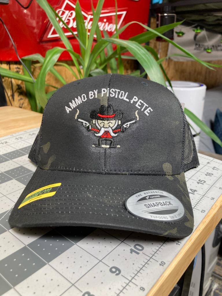 Ammo by Pistol Pete Black Multicam Hat